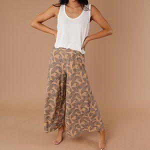Fallen Leaves Wide Leg Pants